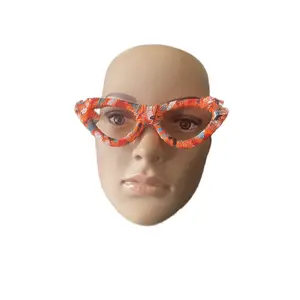 Orange Paint Cateye Frames