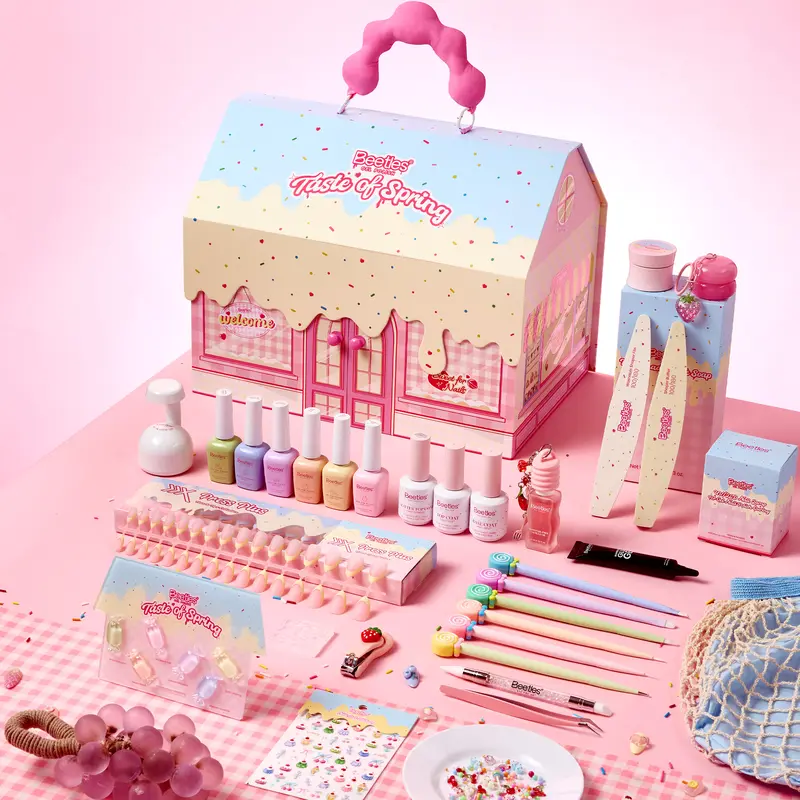 Beetles Taste of Spring Manicure Box - Easter Nail Designs Spring Floral Nails Vacation Nails Beach Nail Art Festival Nails Graduation Nails Wedding Guest Nails