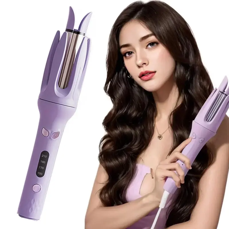 Automatic Curling Iron Lazy Curling Tool electric rotary curler large curling without damaging hair 28mm Comfort Hair Curler,Negative Ion Automatic Hair Hair Curl Wand,Hair Styling Tools for Home,gifts for friend,2-Way Rotation