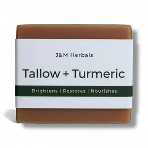 Beef Tallow Turmeric & Manuka Honey – Skin Brightening & acne Moisture