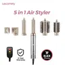 Lecomely AirEdge A3 Auto-Curl Iron - 5-in-1 Wavy Styling Kit with Coanda Tech, Negative Ions, 1400W Motor, Fast Drying, Frizz-Free Results for Thick Hair, Alci Plug, 2-Year Warranty, 3 Speed Modes, Hair Styling Tools