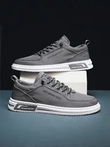 Canvas Sneakers for Men | Classic Casual Walking Shoes | Soft & Breathable Everyday Wear