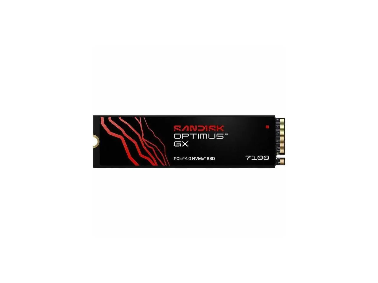 SanDisk Optimus GX 7100 M.2 2280-S3-M 1TB PCI-Express 4.0 x4 3D NAND TLC Internal Solid State Drive (SSD) SDSP71100TAN-000E0