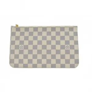 Pre-owned Louis Vuitton canvas Shoulder Bags $600 Damier Azur Neverfull GM MM Tote Pochette FL2114