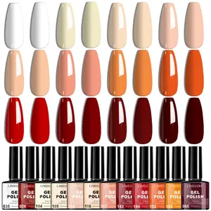 LIMEGIRL 12 PCS*8ML 12 Color Set Series New Nail ArtMacaron Color Avocado Green and Other Nail Gel 10Color Set High Saturation Nail Polish Glossy and BrightFashion Led Gel Firm Salon Quality Nail Art DIY FemaleHoliday Gift