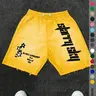 Men's Drawstring Letter Print Shorts, Loose Casual Summer Wear, Comfortable Fashion Design, Perfect Daily Use Choice
