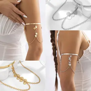 Shell  Tassel Chain Pendant Arm Bracelet Simple and Versatile Street Beat Opening Handicraft for Women