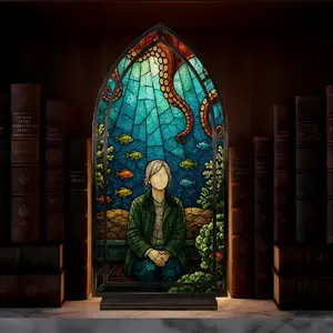 Remarkably Bright Creatures Book Nook [Not Include Candle] - Book Nook - Novel Book Nook - Home Decor - Desk Decor - Best Gift
