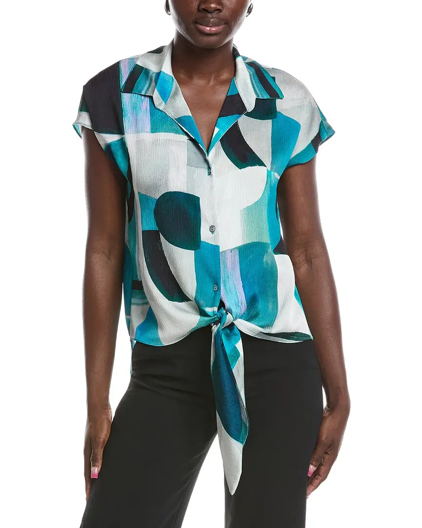 Joseph Ribkoff Tie-Front Blouse