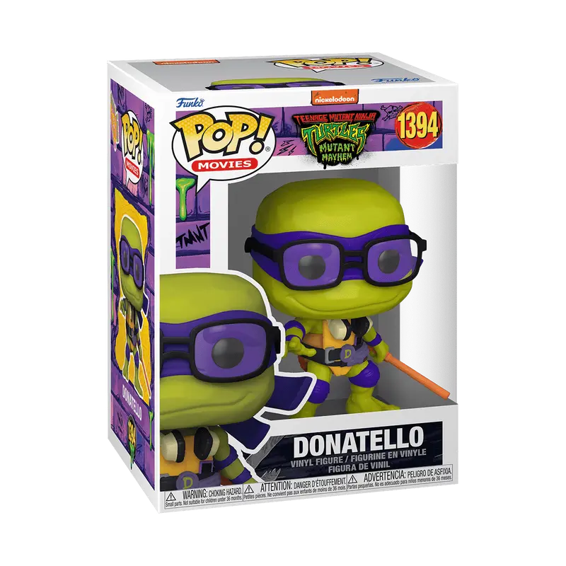 Funko Pop! Teenage Mutant Ninja Turtles - Donatello (Mutant Mayhem) #1394  Collectible Pop Vinyl Figure