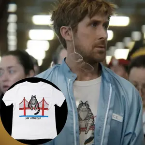 Dr Grace Cat Shirt, Golden Gate Bridge Cat, Hail Mary Project Ryan Gosling, Ryland Rocky Grace Cat Shirt, B Kliban Cat Tee, Sci fi Bookish, Trendy Looks, Stay Ahead of the Curve, Ready to Go, No Effort Needed