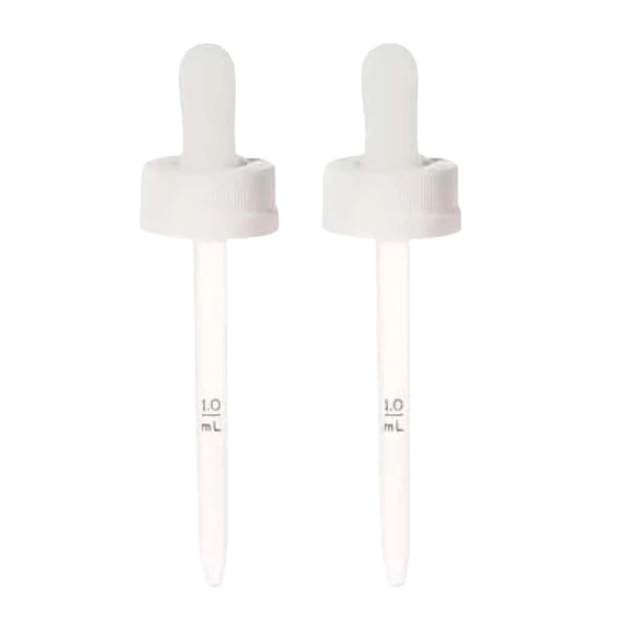 1.0 ml plastic droppers child resistant 2 Pack