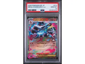 2025 Pokemon Mega Inferno X Japanese Mega Charizard X Ex #013 PSA 10