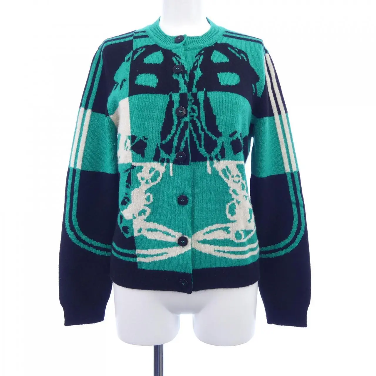 Pre-owned HERMÈS Cashmere Small Leather Goods Hermes Cardigan