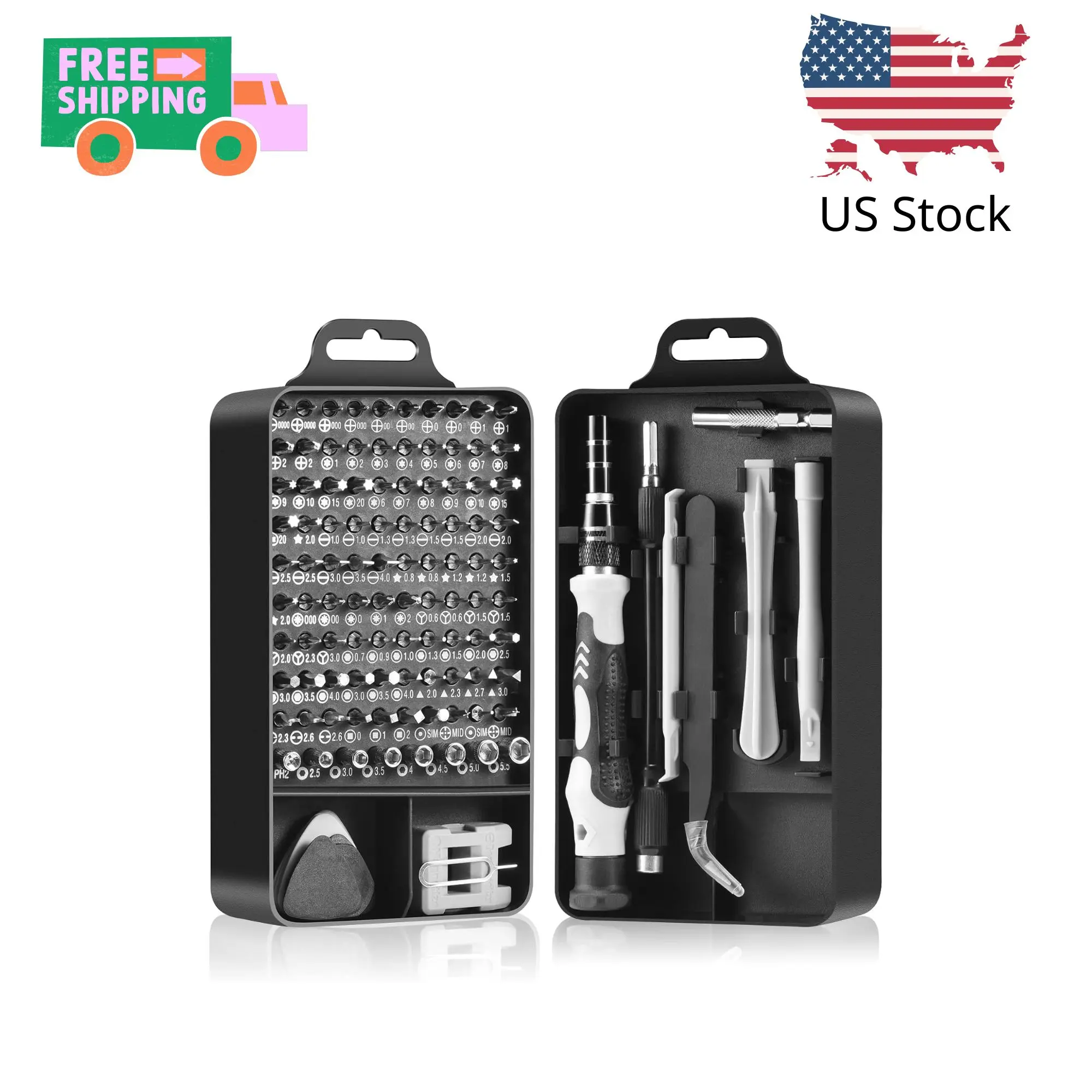 Precision Screwdriver Set, Professional Grade 115 in 1 Magnetic Repair Tool Kit