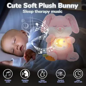 Breathing Penguin Calming Motion Music Lights Ultra Soft Plush Portable Volume Relieve Stress Fussiness Ease Sleep Discomfort Cozy Warm Gift