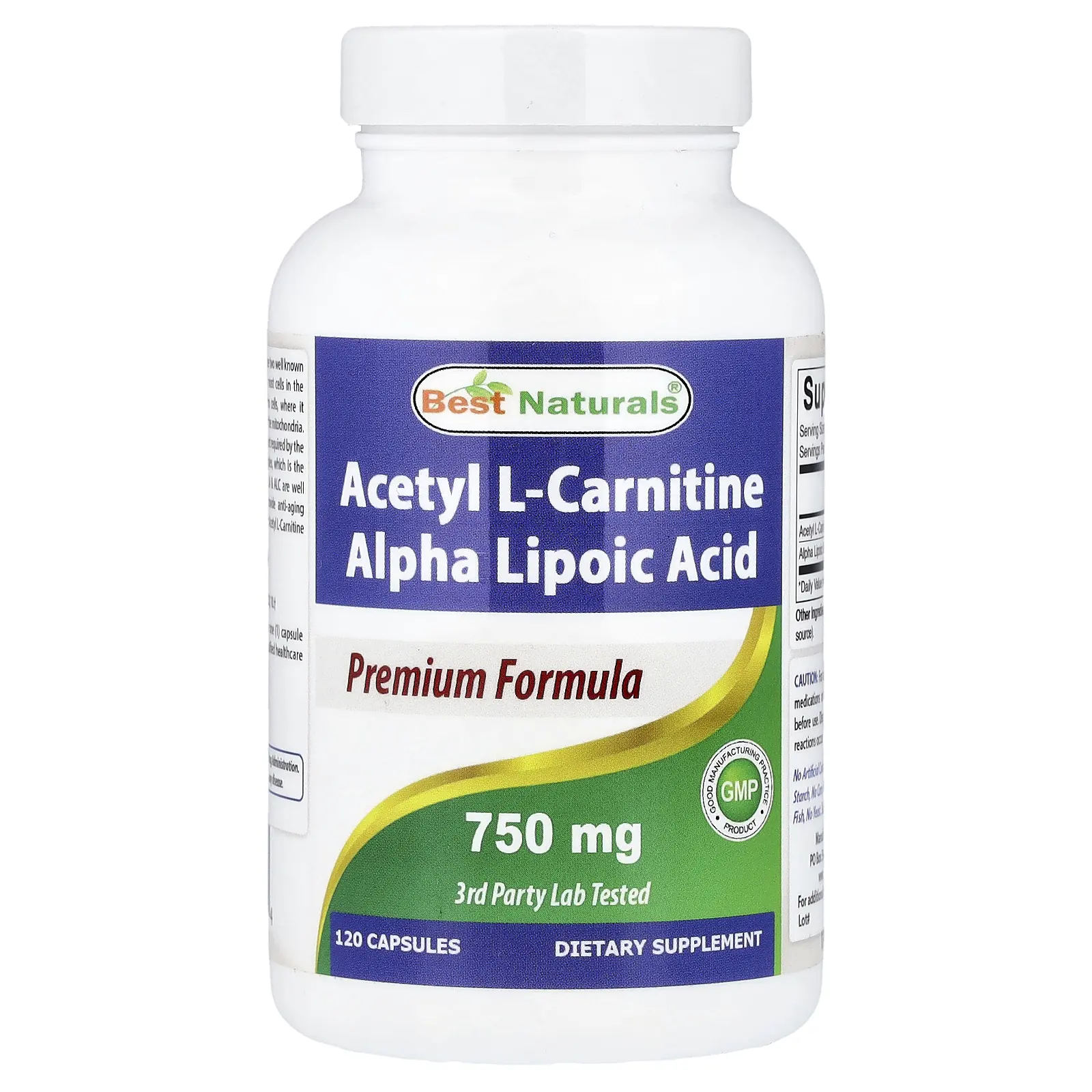 Best Naturals Acetyl L-Carnitine Alpha Lipoic Acid, 120 Capsules - TikTok Shop Best Naturals Acetyl L-Carnitine Alpha Lipoic Acid, 120 Capsules - TikTok Shop