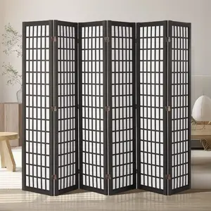 VEVOR Room Divider, 4 Panel Japanese Room Divider, Folding Privacy Screen Indoor, Portable Partition Dividers and Decoration Screens, for Room Separation, Home, Office, Restaurant Bedroom (Natural)VEVOR Super Brand Day