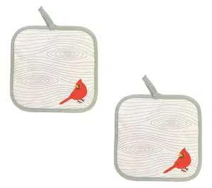 Temp-tations Seasonal Set of (2) 7"x7" Trivets