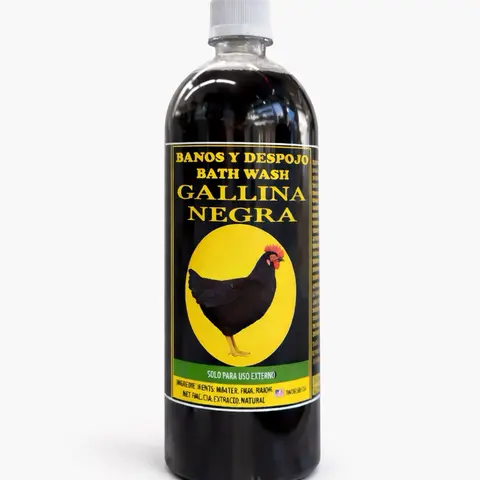 Bath Wash Black Hen Bano y Despojo Gallina Negra - Product Image Included