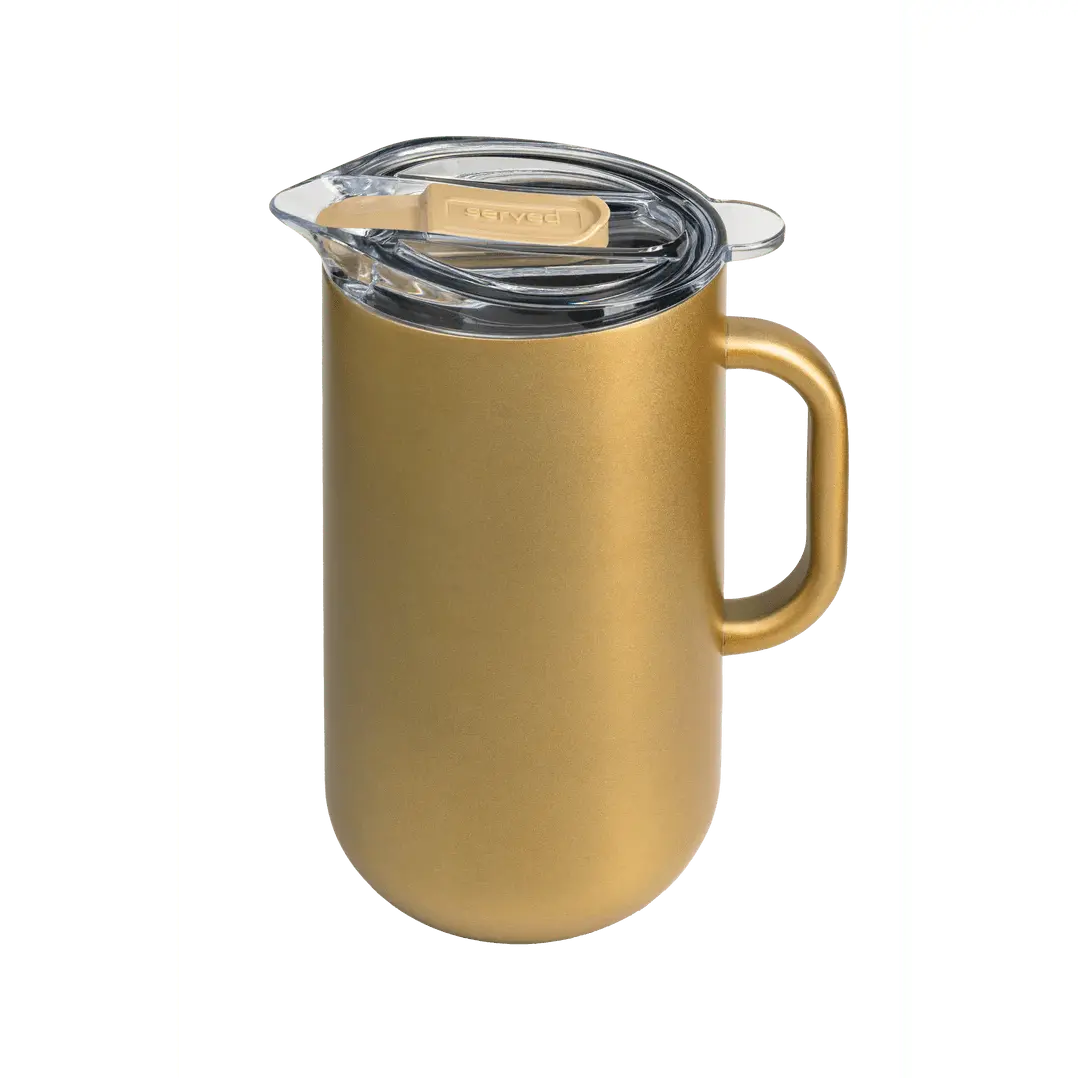 Served Insulated Pitcher - Golden