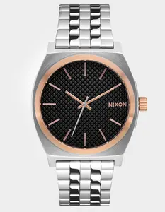 NIXON Time Teller Watch, Silver