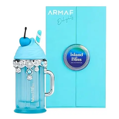 Armaf Delights Island Bliss Eau de Parfum Spray for Women 3.4 Oz – Floral Fruity Gourmand Perfume