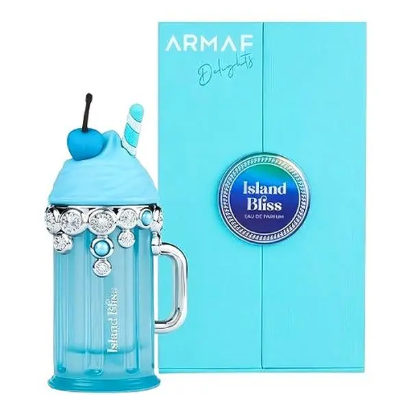 Armaf Delights Island Bliss Eau de Parfum Spray for Women 3.4 Oz – Floral Fruity Gourmand Perfume