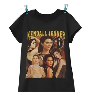Kendall Jenner Retro & Vintage Print T-Shirts - UnisexTshirt Casual Shortsleeve