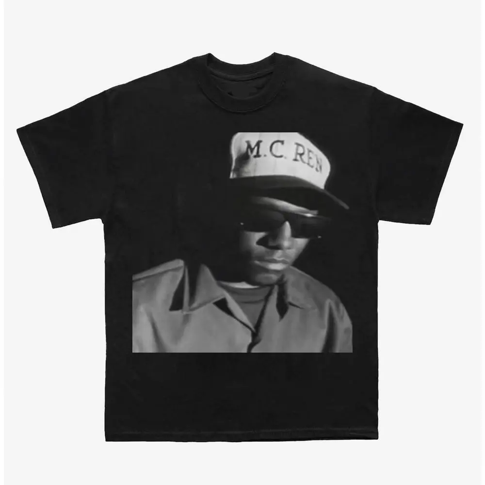MC Ren Compton Rap Shirt, Classic Gangsta Hip Hop Graphic Tee, Casual Streetwear