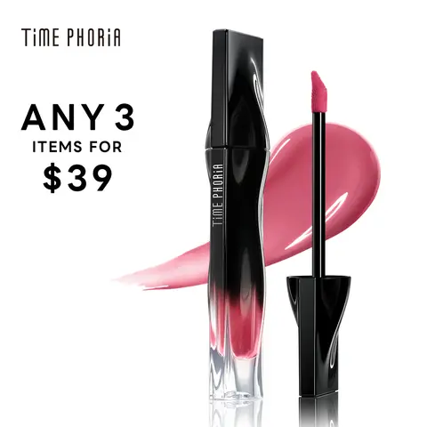 [Any 3 items] Timephoria Stellar Dust Lip Stain 5ml - High Coverage Lip Tint & Gloss with Glassy Finish & 30% Moisture Content for Flawless Makeup Look, Berry, Cosmetic, Lightweight