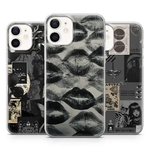 Weird Gore Phone Case Dark Raven Eyeball Cover for  iPhone 15  14 13 12 11 8 pro max , plus , mini