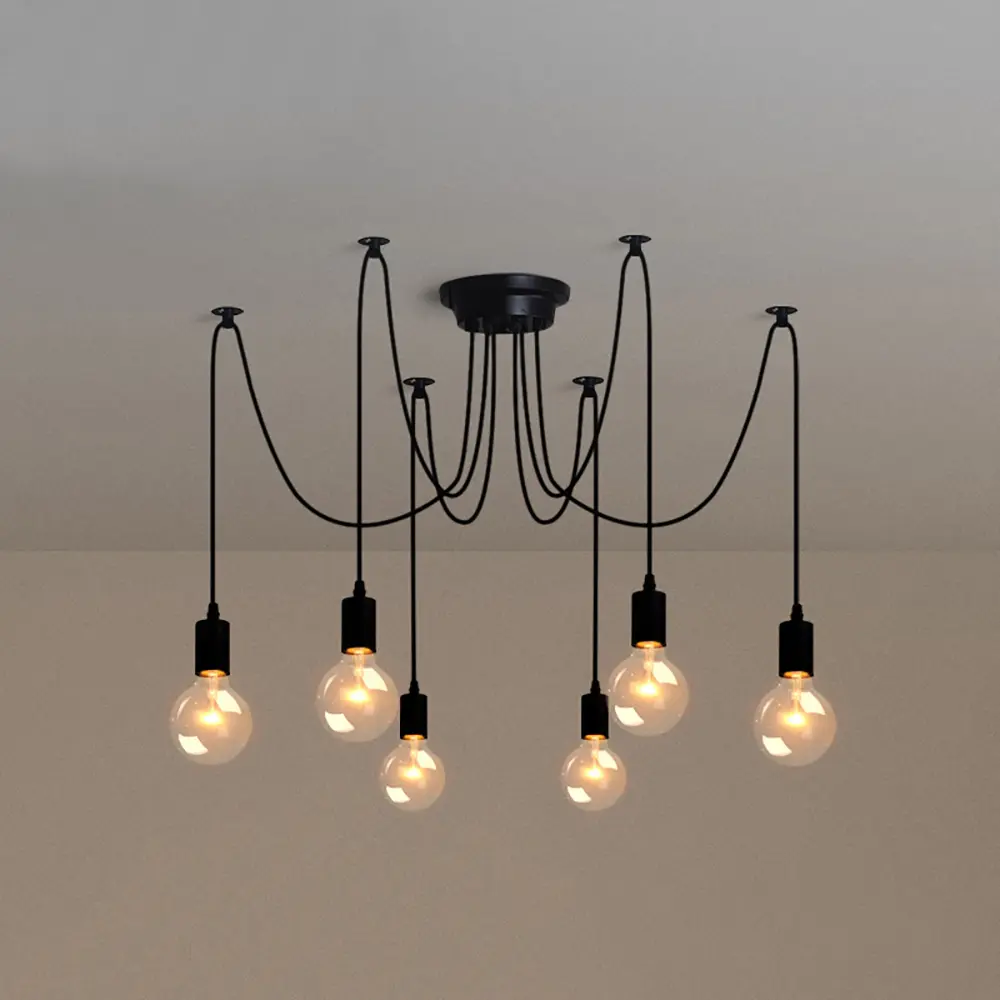 6/10/14 Lights Spider Linear Tiered Chandelier for Home Decoration, Pendant Light