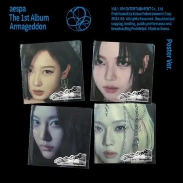 Aespa - 1ST Album 'Armageddon' [Poster Ver.] (CD)