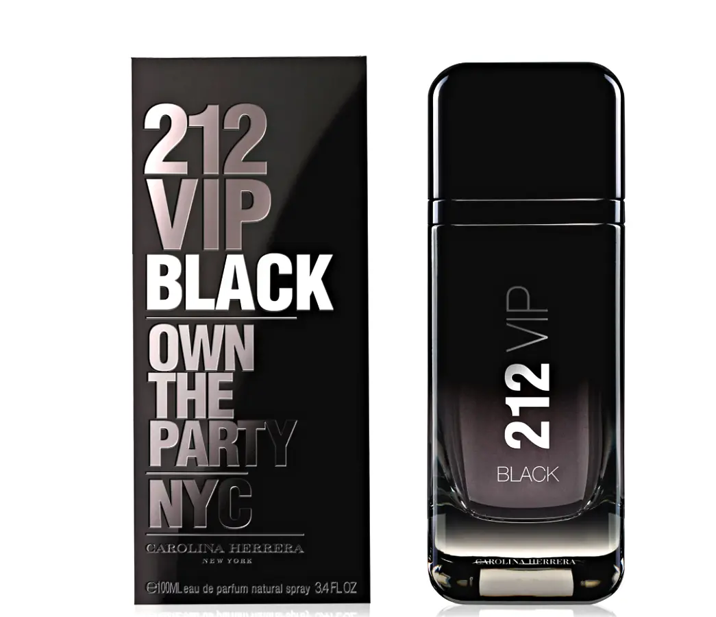 Carolina Herrera 212 VIP Black Eau de Parfum Spray for Men 3.4 oz / 100 mL