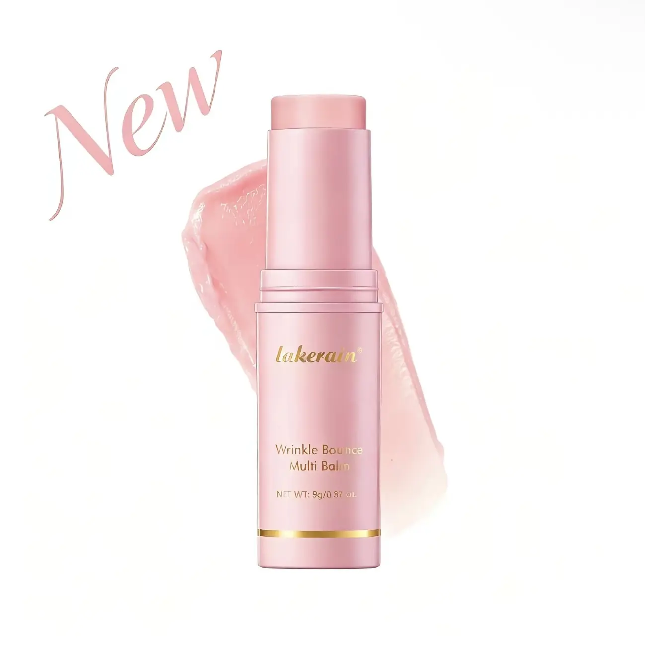 [NEW] Pink Collagen Volume Multi-Balm - K-Beauty Youth-Boost Stick for Fine Line Care, Firming, Hydration, Travel Essentials Compact (For Under-Eyes, Neck, Lips)
