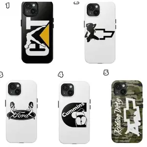 Chevy Ford CAT Camouflage Tough Phone Case Outdoor Camo Protective Cover For iPhone 11-17 Pro Max/Plus & Samsung Galaxy S23-S25