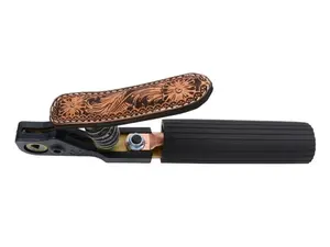 Stinger V Leather Insulator - Texas Rose