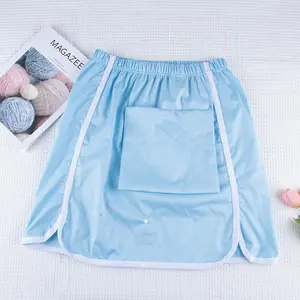 New Leakproof Diaper Skirt Pants, Elastic Waistband, Large Pocket, Tpu Coated, Breathable Light, Washable, Suitable for Pregnant Women