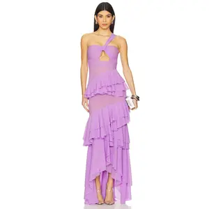 Michael Costello x REVOLVE Ariella Maxi Dress in Lilac