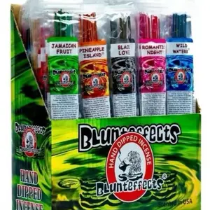 Blunteffects Premium Hand-Dipped Scented Incense Sticks, Large 864-Stick Pack, 24 Flower & Variety Scents, USA-Made Long-Lasting Fragrance for Home Aromatherapy, Meditation