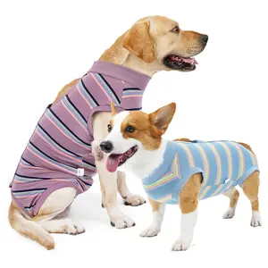 Breathable Dog Recovery Suit, 1 Count High Elasticity Comfortable Anti Licking Recovery Suit for Small Large Dogs, Pet Supplies