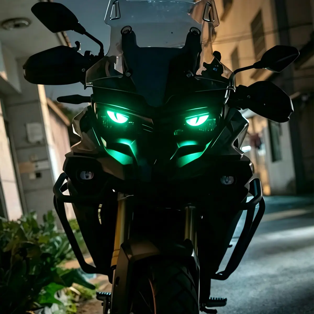 Devil’s Eye car sticker, electric scooter/bike sticker, motorcycle helmet glow-in-the-dark decoration, reflective car sticker, 3D car stickers Safety Visibility Style