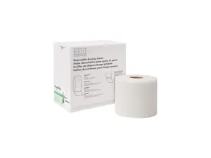 TrapEze Disposable Dusting Sheets, 8" x 125 ft, White, 250 Sheets/Roll, 582508