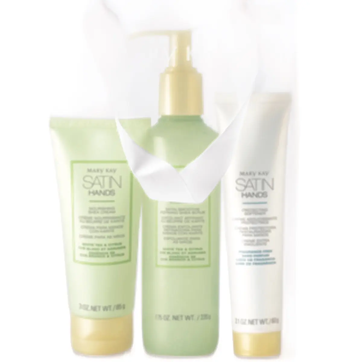 White tea and citrus satin hands pampering set
