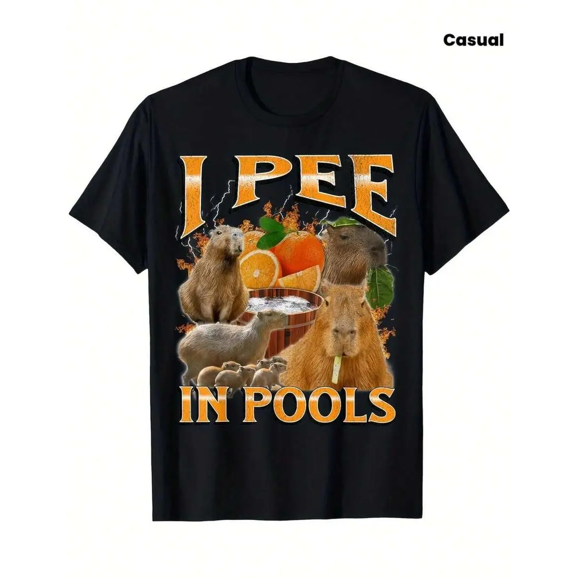 Men'S Funny Goose Meme T-Shirt - I Added Sexiness To My Dyslexia Y2K Style, Short Sleeves, Round Neck, Casual And Humorous Design, Humorous T-Shirt Optimistic Graphic T-Shirt