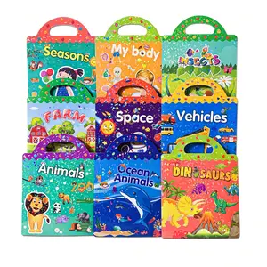 Reusable Sticker Quiet Book for Toddlers 3+| Screen-Free Montessori Toy, Dinosaur/Animal/Body Stickers, Waterproof Tear-Resistant Travel Activity Book, No-Mess Educational Gift outdoorfun
