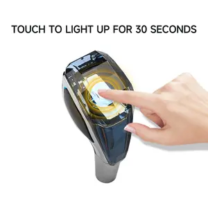 FCCEMC Car Crystal Handle Gear Shift Knob Kit With LED For Toyota Lada Lexus Mazda mitsubishi VW KIA Interior Accessories