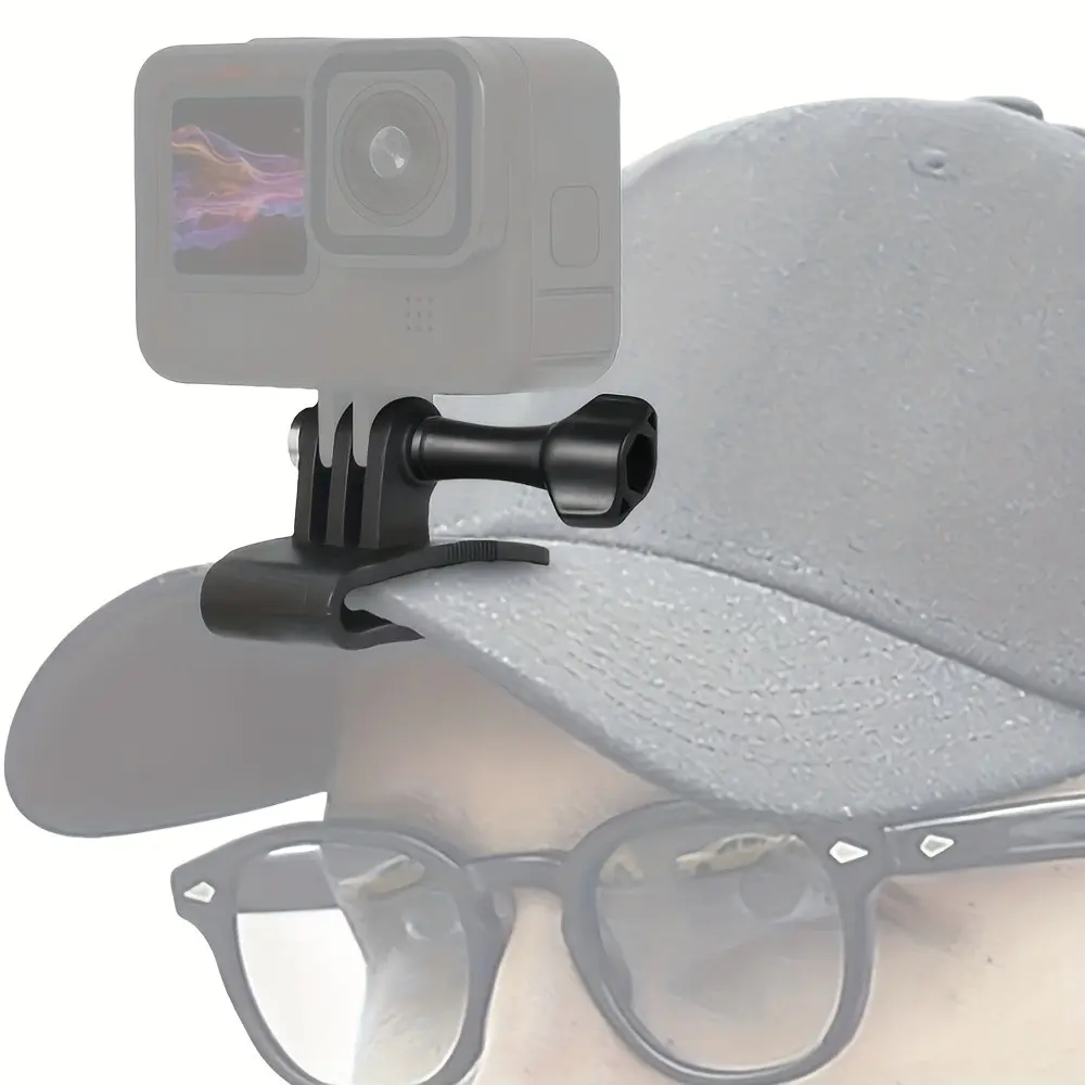 Baseball Hat Clip Mount, Quick Release Clamp for Gopro Hero 13-5, Dji Osmo Action 5 Pro/4/3/2, Akaso/crosstour/campark, Camera Accessory, Video Recording Accessories