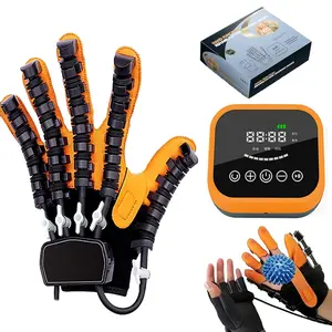 Hand Rehabilitation Robot Gloves Mobility Finger Training Equipment for Hemiplegia Stroke Cerebral Palsy Patient Healthcare Tool with Digital Control Panel